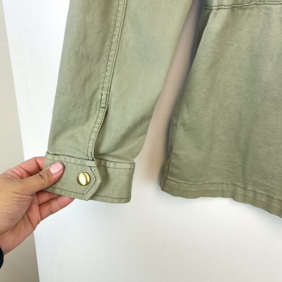 Lucky Brand Womens Size S Lightweight Cotton Chore Jacket Green - Picture 8 of 10